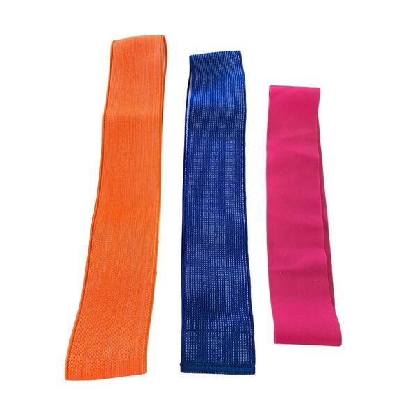 Lot of 3 Cloth and Elastic Resistance Booty Bands Sports Fitness Equipment - Picture 2 of 2